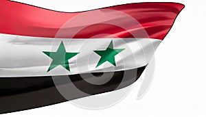 Syria Flag. The National Flag of Syria