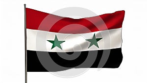 Syria Flag. The National Flag of Syria