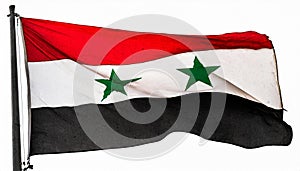 Syria Flag. The National Flag of Syria