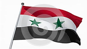 Syria Flag. The National Flag of Syria