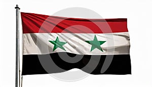 Syria Flag. The National Flag of Syria