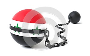 Syria tied to a Ball and Chain