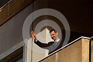 The Syrian President Bashar al Assad