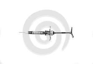 Syringe for anesthesia