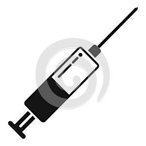 Syringe antibiotic resistance icon simple vector. Bacteria disease