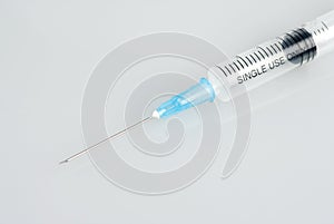 Syringe close-up