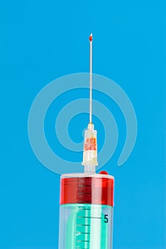 Syringe closeup