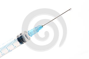 Syringe and drop