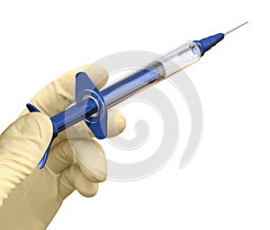 Syringe In Hand