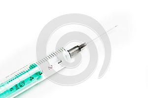 Syringe and hypodermic needle photo