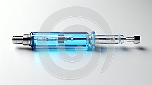 Syringe innovation isolated photo