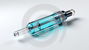 Syringe innovation isolated photo