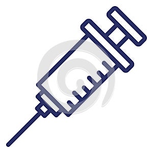 Syringe  Isolated Isolated Vector Icon easily editable easily editable
