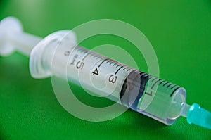 Syringe with liquid drug