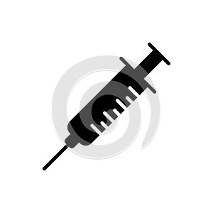 Syringe Medical Healthcare Icon Vector Template Logo Illustration Design