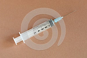 Syringe with needle