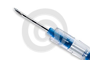 Syringe needle close-up