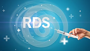 Syringe needle with virus vaccine