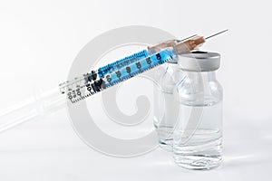 Syringe and vial