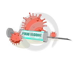 Syringe and viruses