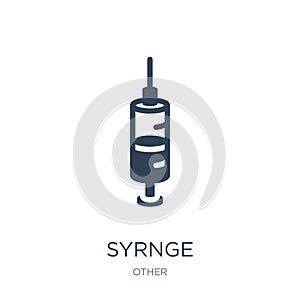 syrnge icon in trendy design style. syrnge icon isolated on white background. syrnge vector icon simple and modern flat symbol for