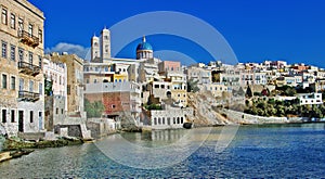 Syros, Greece, panorama photo