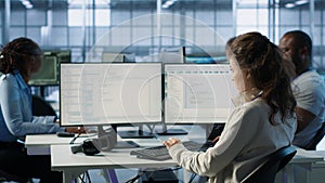 System admin working in diverse computer network security data center