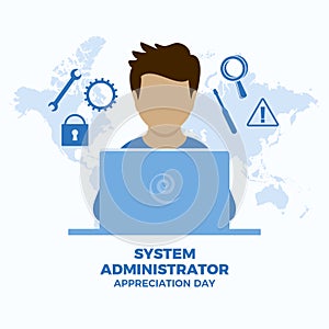 System Administrator Appreciation Day vector illustration