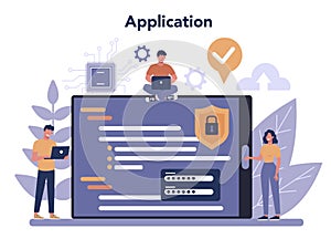 System administrator online service or platform. Configuration