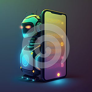System Artificial intelligence ChatGPT Chat Bot AI , Technology smart robot Ai Chat GPT application software , robot application
