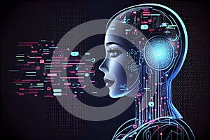 System Artificial intelligence ChatGPT Chat Bot AI , Technology smart robot Ai Chat GPT application software