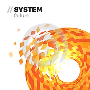 System failure background