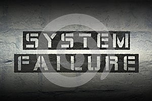 System failure GR
