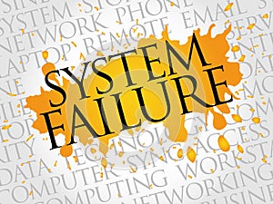 System Failure word cloud