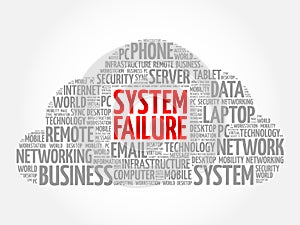System Failure word cloud