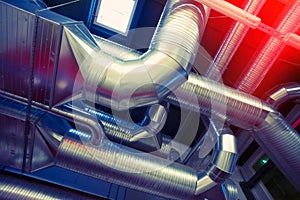 System industrial ventilating pipes