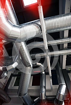 System industrial ventilating pipes