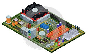 System Plate For PC Vector Illustration