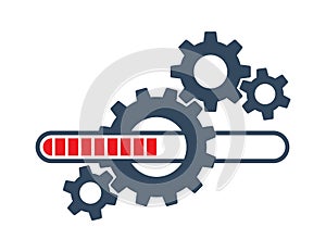 System update - progress bar or updating process