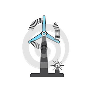 System wind energy illustration