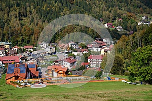 Szczyrk in Poland Beskidy Mountains