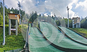 Szczyrk (Poland) - ski jump complex Skalite