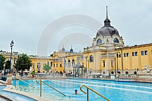 Szechenyi bath spa in Budapest (Hungary)