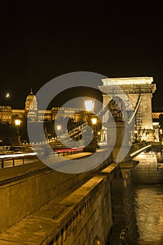 Szechenyi Chain Bridge in Budapest