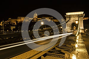 Szechenyi Chain Bridge in Budapest