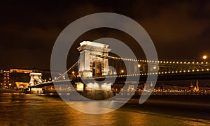 Szechenyi Chain Bridge, Budapest, Hungary