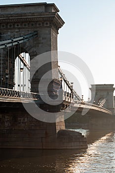 Szechenyi Lanchid at Sunrise