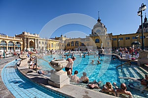 The Szechenyi Spa (Bath, Therms) in Budapest