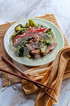 Szechuan Beef and Broccoli