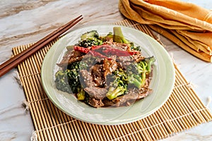 Szechuan Beef and Broccoli